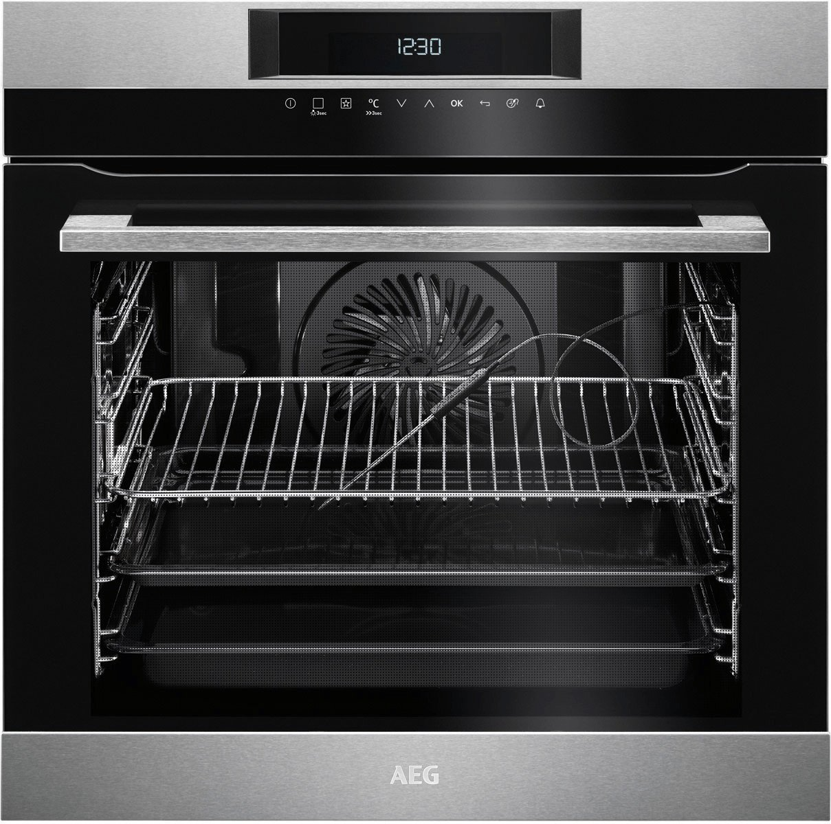AEG 8000 AssistedCooking Heteluchtoven met pyrolysereiniging BPK742220M