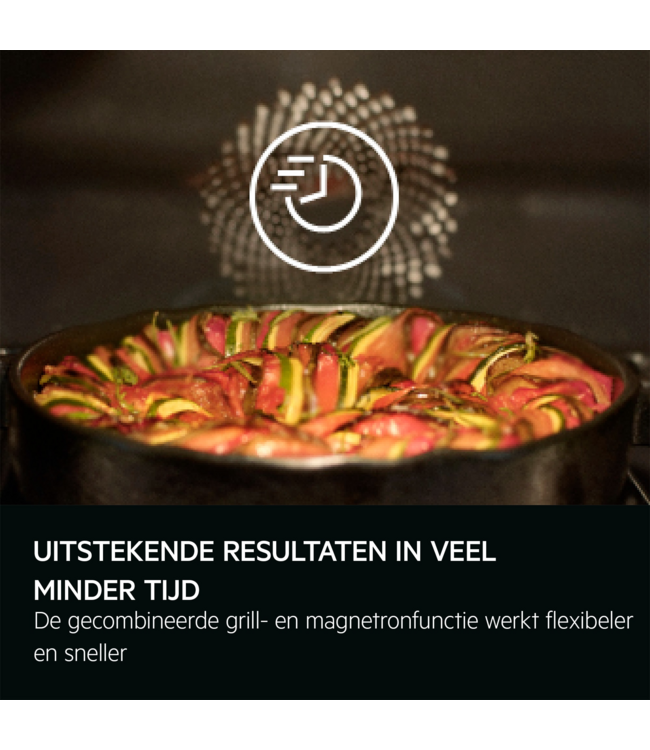 AEG 8000 MealAssist - Heteluchtoven met magnetron TK8NK721T