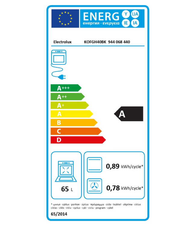 Electrolux 500 SurroundCook Heteluchtoven KOFGH40BK