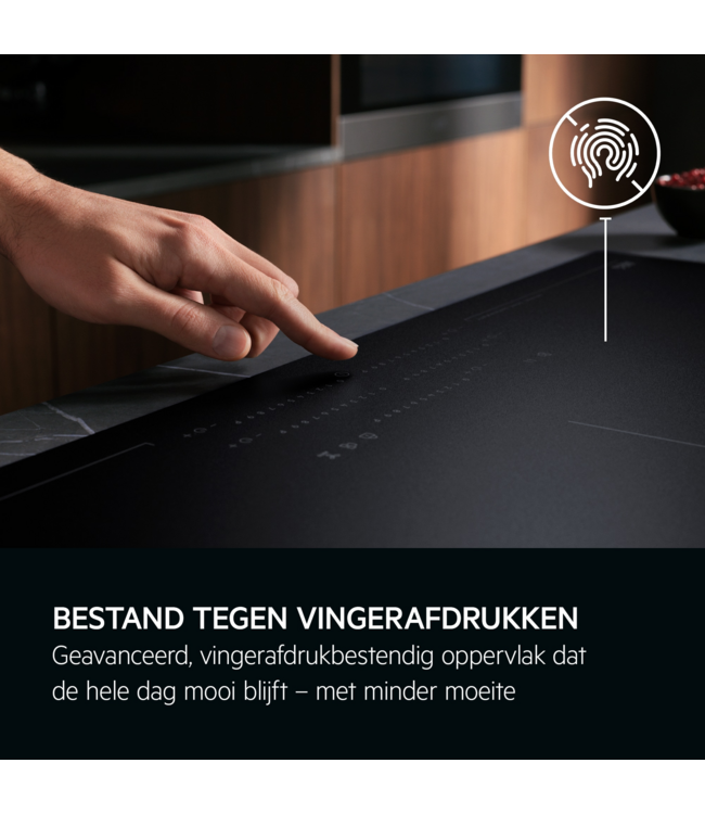 AEG 6000 serie MultipleBridge inductie SaphirMatt, 80 cm NIK85M00IZ