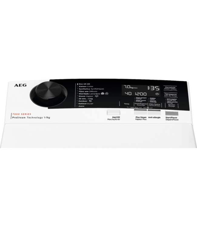 AEG Wasmachine bovenlader 7 kg LTR7STEAM