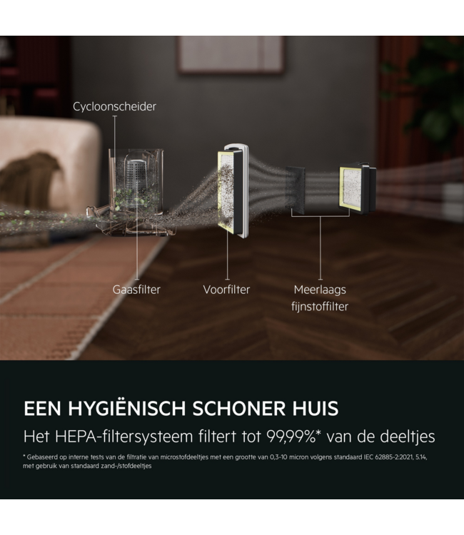 AEG CLEAN 5000 Stofzuiger Zonder stofzak - 78 dB AL51C1OG