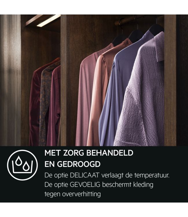 AEG 8000 AbsoluteCare® - Warmtepomp Droger 8 kg TR86CBC87
