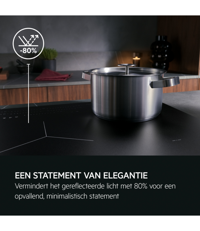 AEG 6000 MultipleBridge - inductiekookplaat, SaphirMatt®, 90 cm PI6000S90