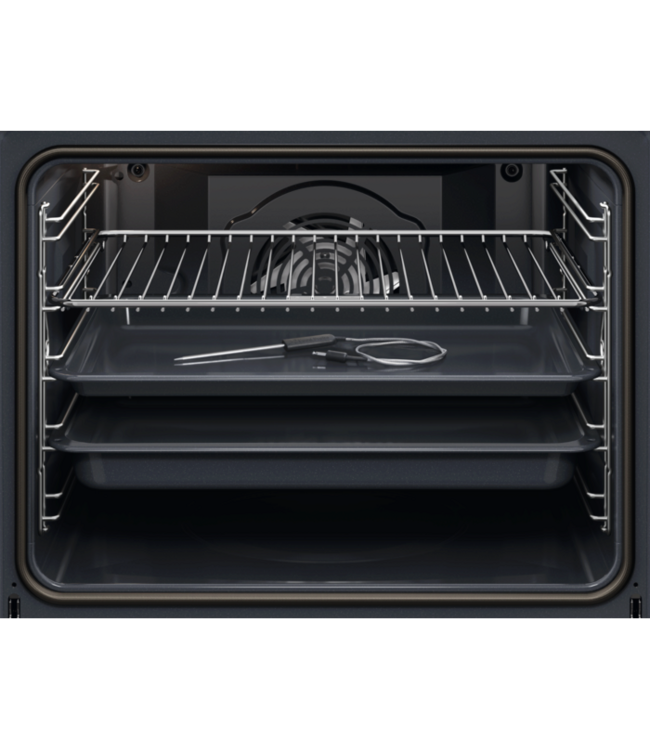 AEG 6000 SenseCook met SteamCrisp - Heteluchtoven met stoomondersteuning met pyrolysereiniging  V7PBR521SB