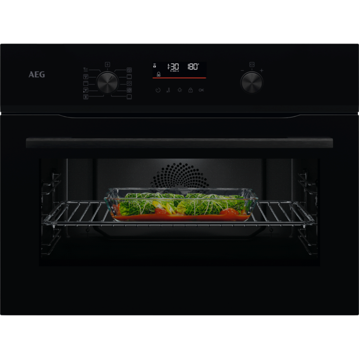 AEG 5000 SurroundCook met SteamBake - Heteluchtoven met stoomondersteuning met pyrolysereiniging NKA5P401B