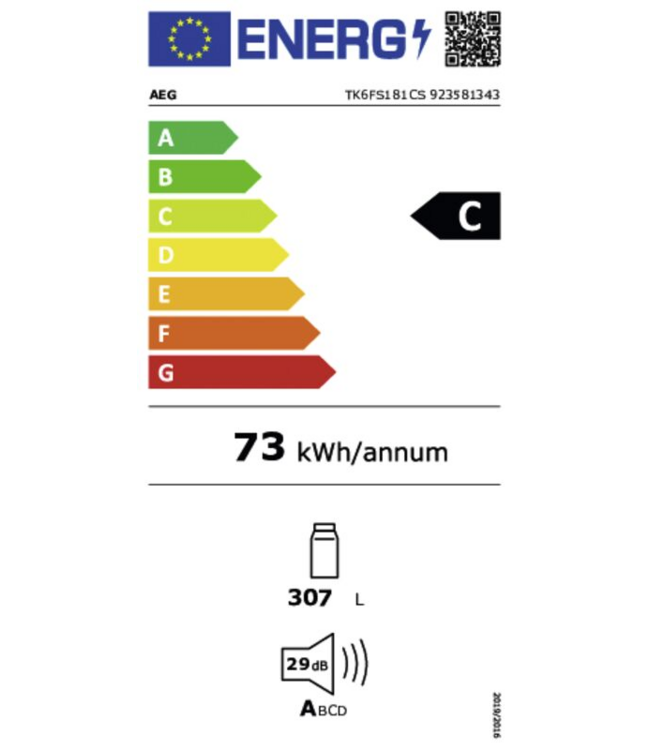 AEG CustomFlex® Koelkast inbouw 178 cm TK6FS181CS