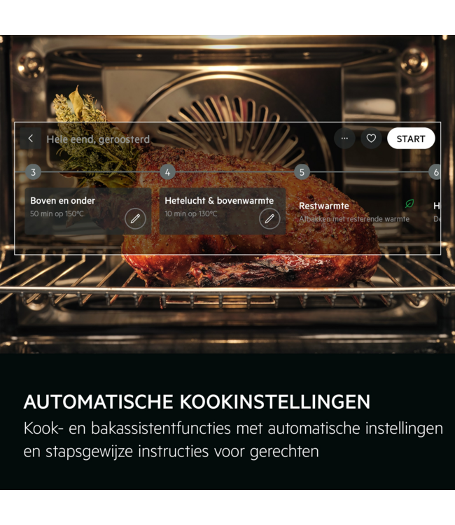 AEG 9000 ProAssist met SteamPro - Combi hetelucht- en stoomoven TP9SB831AB
