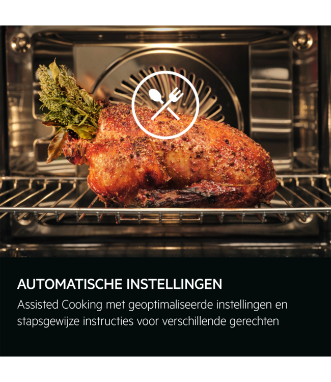 AEG 6000 CombiQuick - Heteluchtoven met magnetron TK6NK40PB
