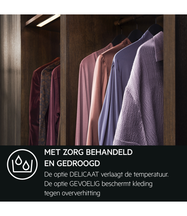 AEG 8000 AbsoluteCare® - Warmtepomp Droger 9 kg TR869T4C