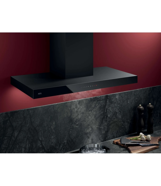 AEG 6000 Hob2Hood - Schouwafzuigkap met Hob2Hood 90 cm Zwart NDB6791HB