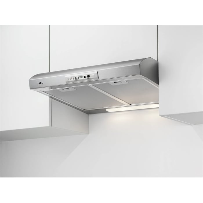 AEG 3000 Extractor - Onderbouw afzuigkap 60 cm Roestvrij staal DUB1611M