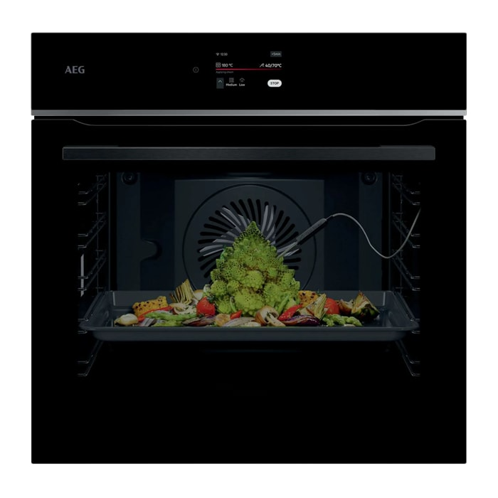 AEG 7000 MealAssist - Heteluchtoven met pyrolyse, Zwart TE8PB731AB