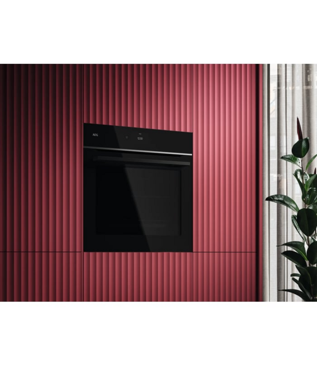 AEG 7000 MealAssist - Heteluchtoven met pyrolyse, Zwart TE8PB731AB