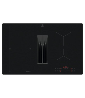 Electrolux Electrolux Kookplaat met afzuiging Inductiekookplaat met afzuiging, SaphirMatt SE, 80 cm KCC83410CT