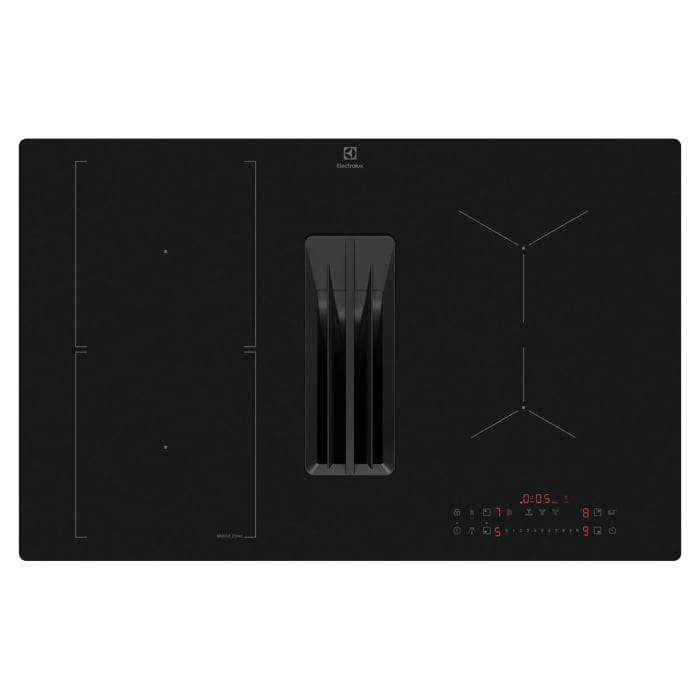 Electrolux Kookplaat met afzuiging Inductiekookplaat met afzuiging, SaphirMatt SE, 80 cm KCC83410CT