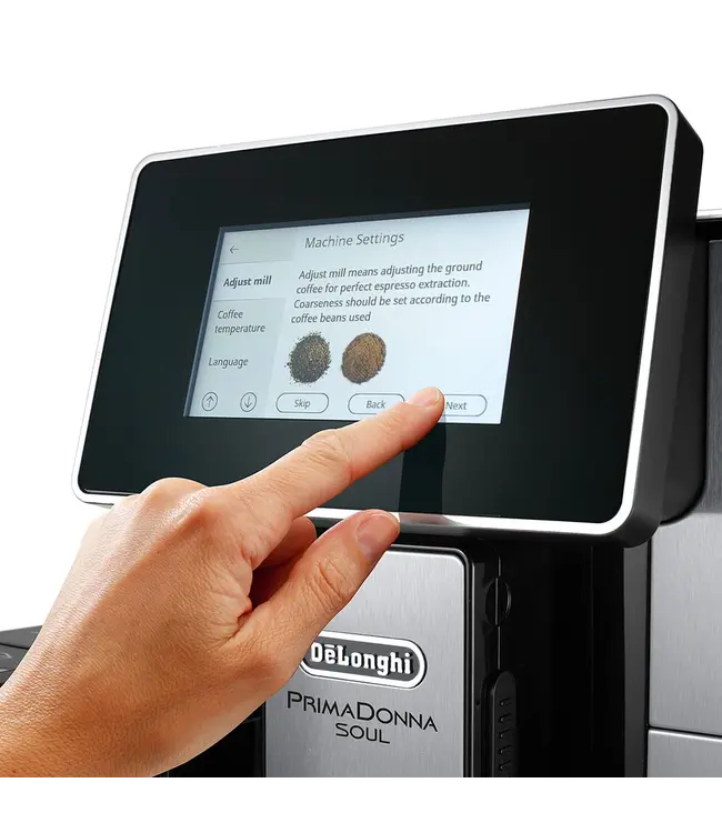 Delonghi ECAM610.74.MB PrimaDonna Soul volautomatische espressomachine