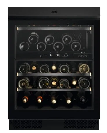 AEG AWUD040B8B wijnkoeler Ingebouwd Zwart 33 fles(sen)