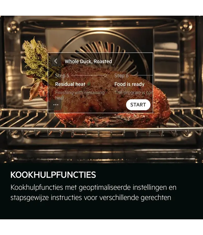 AEG 7000 MealAssist - Heteluchtoven met pyrolysereiniging TE8PB731AT
