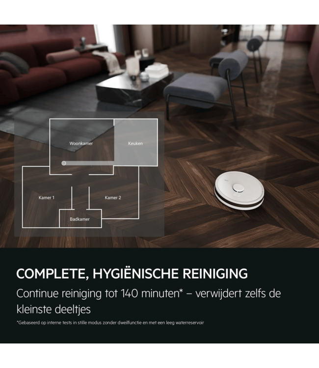 AEG 7000 Robotstofzuiger Autonomie 140 min. AR71UW2SW