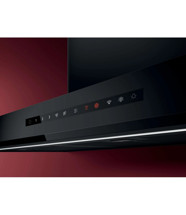 AEG 8000 AuroraTech - Schouwafzuigkap met Hob2Hood 90 cm Mat zwart NDB8791CT