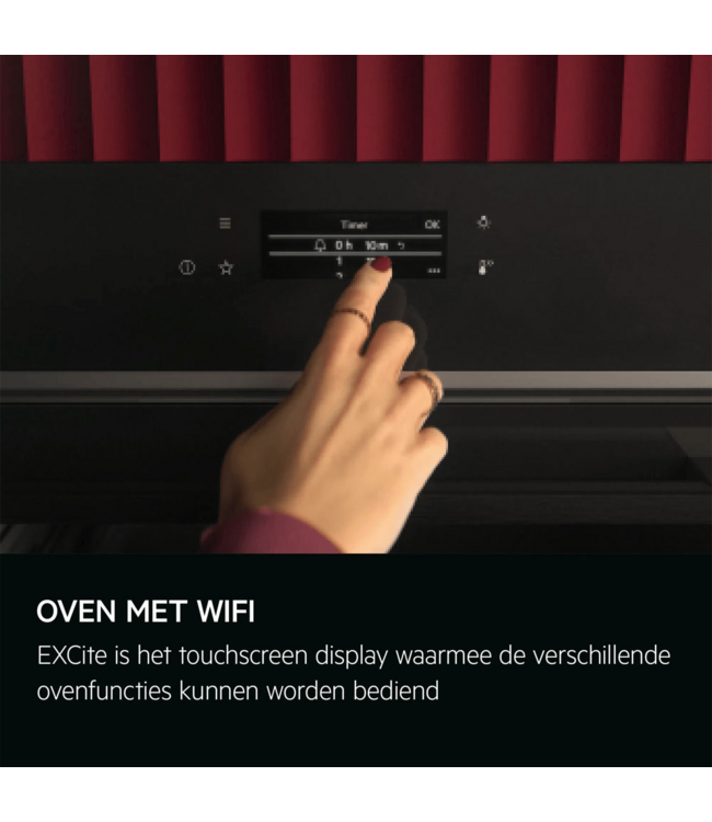 AEG 8000 MealAssist met SteamPro - Combi hetelucht- en stoomoven NBB8S621AB