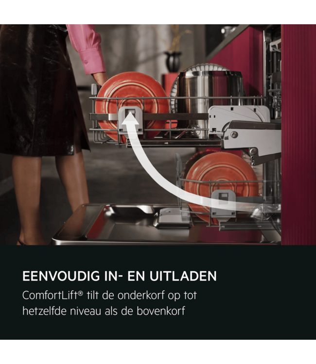 AEG 8000 XXL Inbouwvaatwasser ComfortLift® NG82IB50SK
