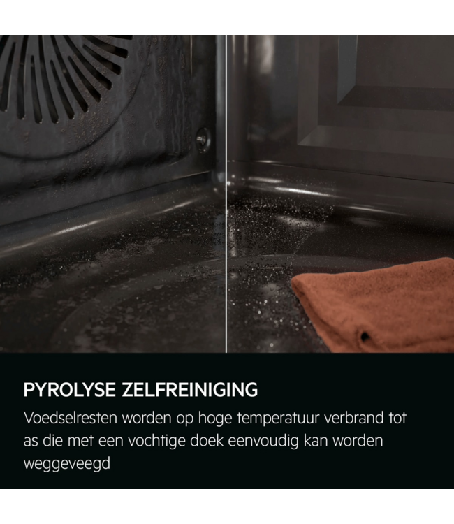AEG 5000 SurroundCook - Heteluchtoven met pyrolysereiniging NBUP4DCK
