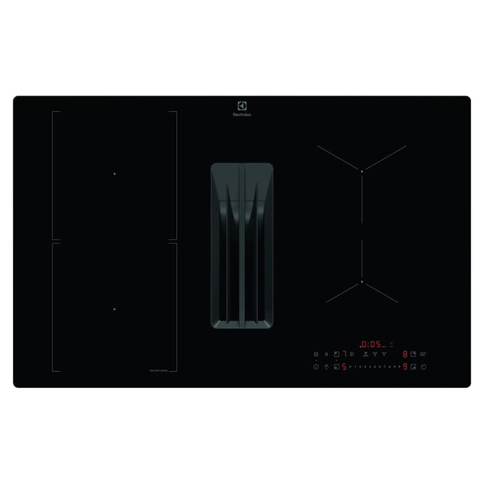 Electrolux Kookplaat met afzuiging Inductiekookplaat met afzuiging 80 cm KCC83410CK
