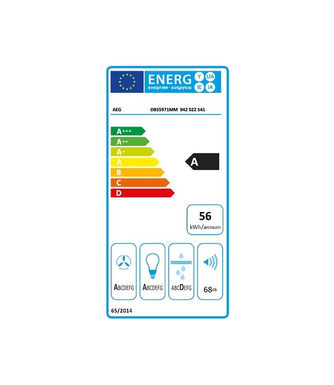AEG 5000 ExtractionTech - Schouwafzuigkap 90 cm DBS5971MM