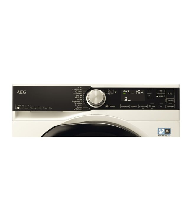 AEG 9000 serie AbsoluteCare¨ Plus ProSteam Warmtepomp Wasdroger 9kg TR979M8CS