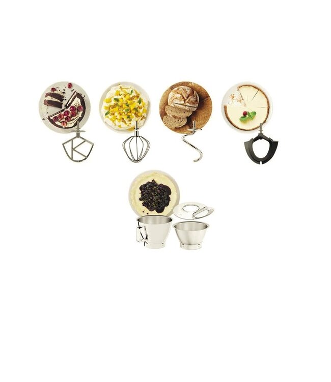 Kenwood keukenmachine Titanium Chef Baker zilver KVC85.004BK