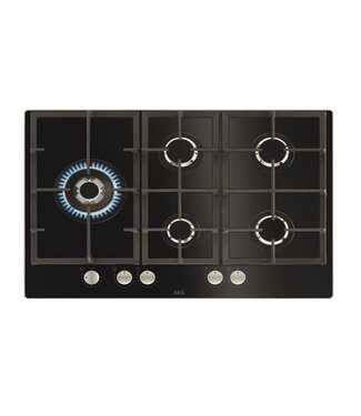 AEG AEG 6000 serie Gas-op-glas gas Kookplaat 75 cm HKB75820NB