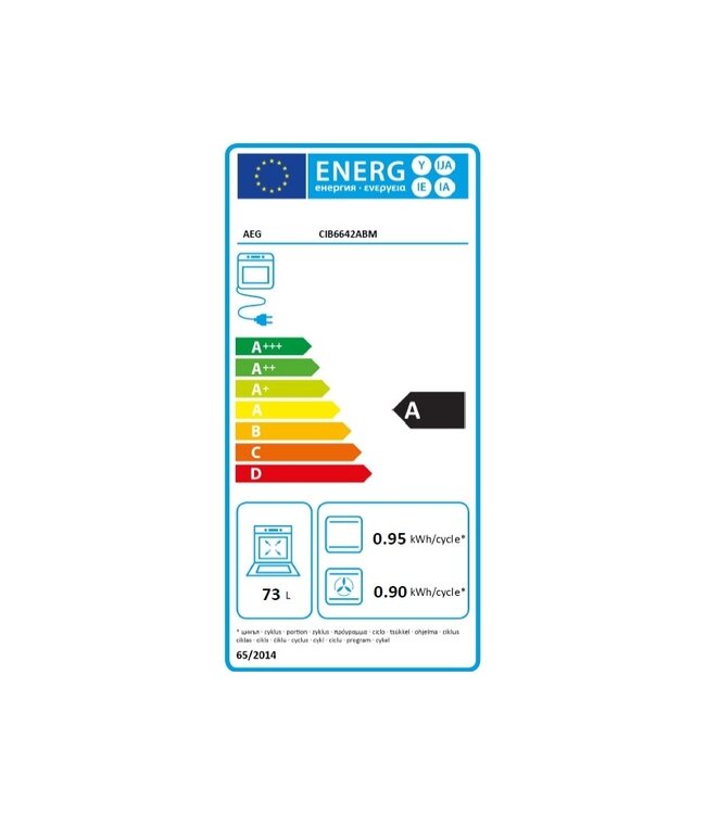 AEG inductiefornuis CIB6642ABW