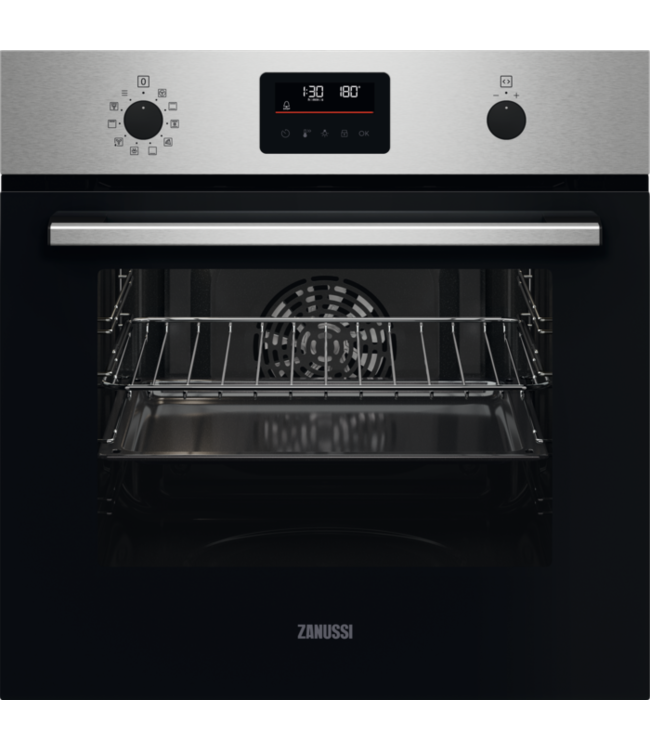 Zanussi Heteluchtoven met pyrolysereiniging ZOPEE6X3