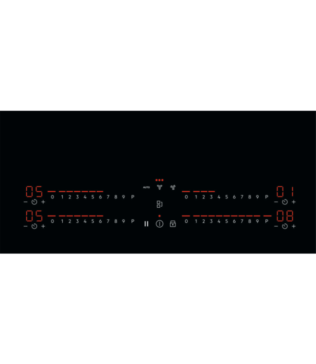 AEG Kookplaat met afzuiging - 6000 serie ComboHob met Bridge functie, 80 cm CCE84543CB
