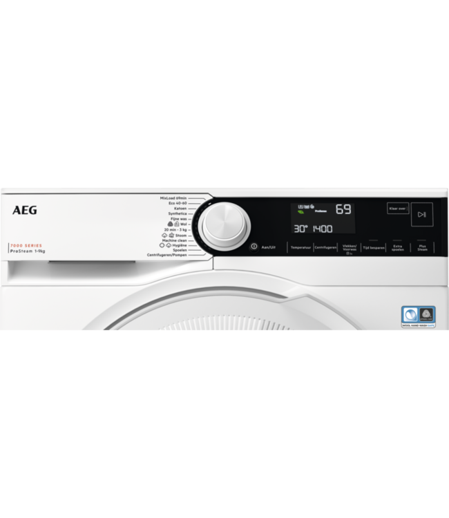 AEG 7000 serie ProSteam¨ Wasmachine voorlader 9kg LR75942