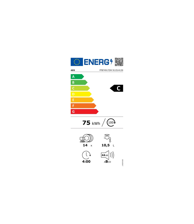 6000 serie SatelliteClean® Vrijstaande vaatwasser FFB74927ZM