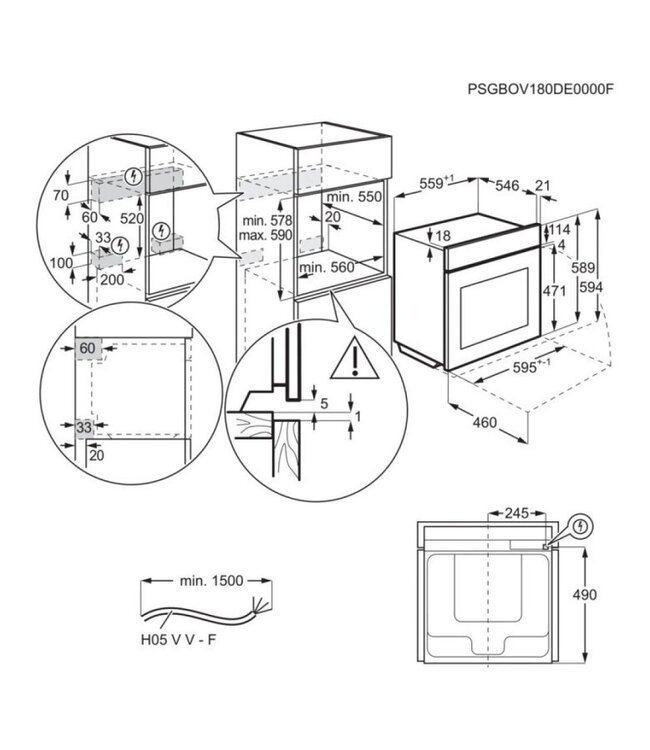 AEG inbouw stoomoven BSK788280M