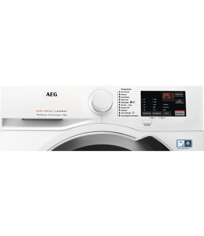 AEG 6000 serie ProSense® Wasmachine voorlader 9 kg LF694ABC