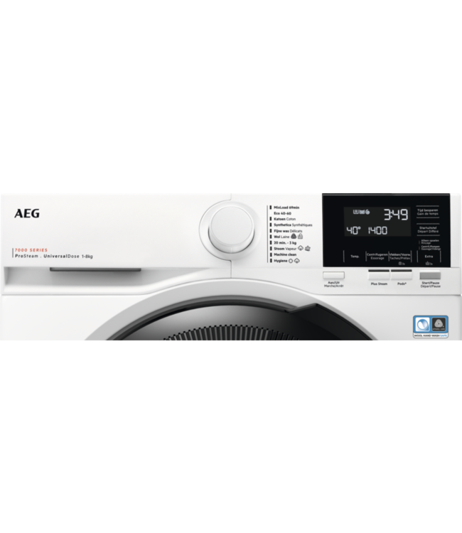AEG 7000 serie ProSteam® UniversalDose Wasmachine voorlader 8 kg L73FR86N4V