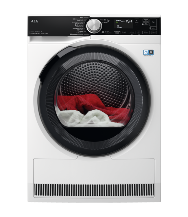 AEG 9000 serie AbsoluteCare® Plus Warmtepomp Droger 9 kg T97DR9M6OC