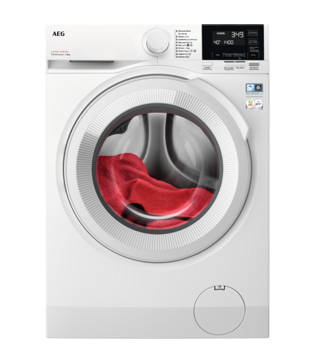 AEG 7000 serie ProSteam® Wasmachine voorlader 8 kg LR7384BB2