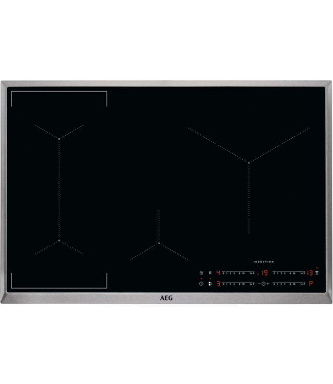 AEG 6000 serie Bridge inductie Kookplaat 80 cm IKE84445XB