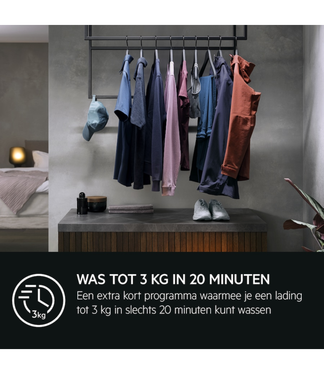 AEG 7000 serie ProSteam UniversalDose Wasmachine voorlader 9 kg LR7696UD4