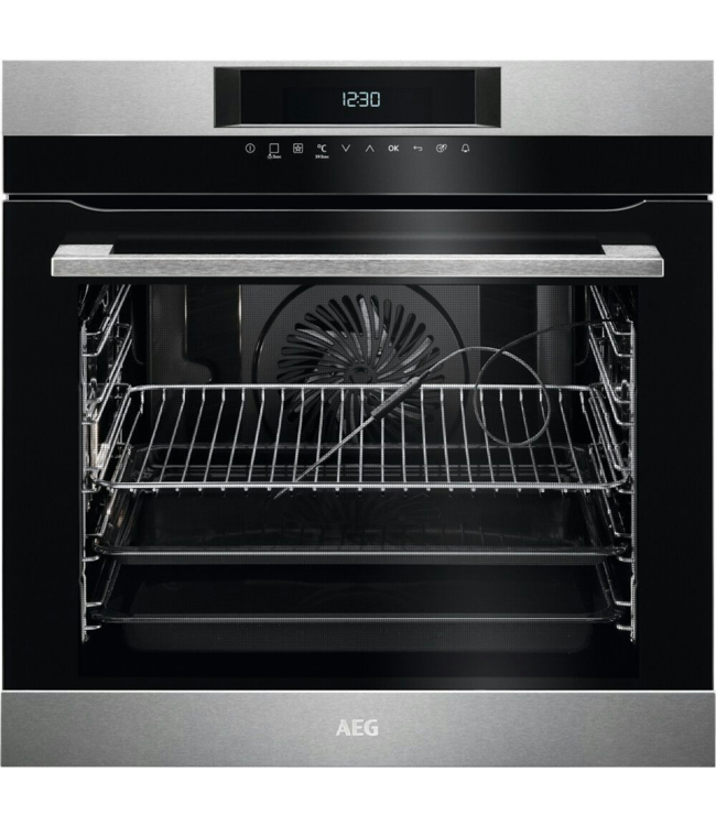 AEG 8000 AssistedCooking Heteluchtoven met pyrolysereiniging BPK742220M