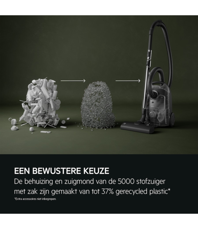 AEG CLEAN 5000 Stofzuiger Met stofzak - 78 dB AB51C1GG