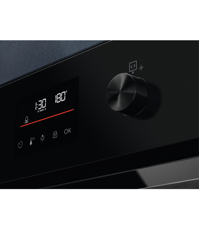 Electrolux 600 SurroundCook - Heteluchtoven met pyrolysereiniging KOFFP46BK