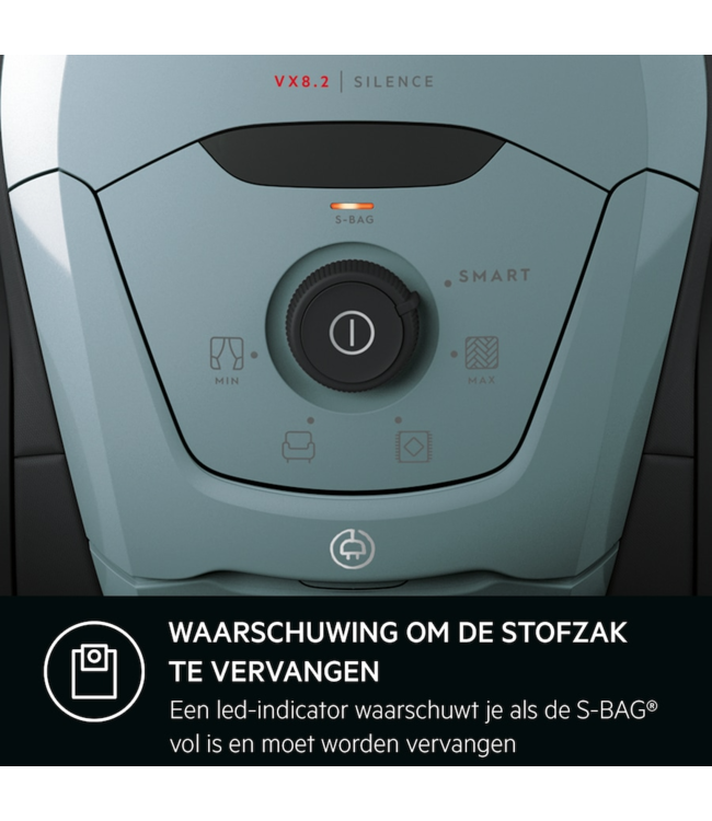 AEG VX8 Stofzuiger Met stofzak - 57 dB - Parketzuigmond VX82-1-4MB