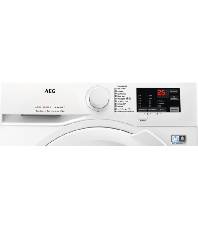 AEG 6000 serie ProSense¨ Wasmachine voorlader 7kg LF627400